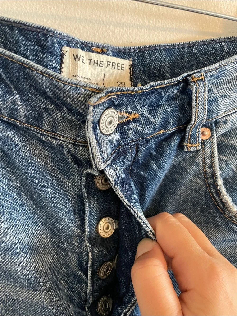 Free People We The Free Low Rise Relaxed Capri Women's 29 Long Jorts Bermuda